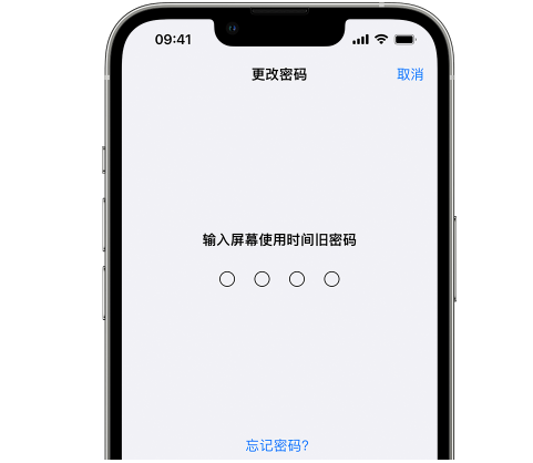 临城镇iPhone屏幕维修分享iPhone屏幕使用时间密码忘记了怎么办 