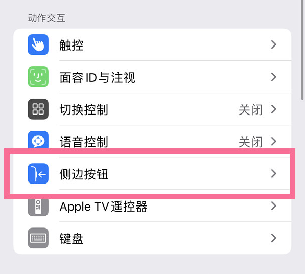 临城镇苹果14维修店分享iPhone14 Plus侧键双击下载功能关闭方法 