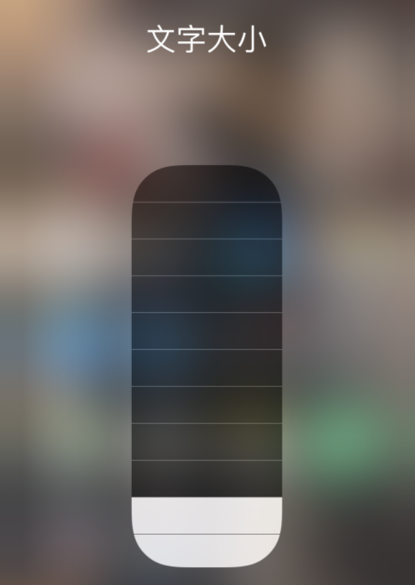 临城镇苹果手机维修分享小技巧：在 iPhone 控制中心快速调节字体大小 